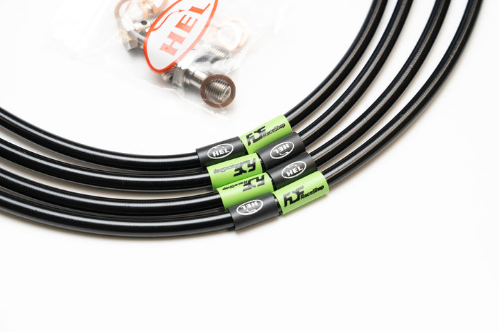 FDF EXTENDED FRONT BRAKE LINES BY HEL PERFORMANCE