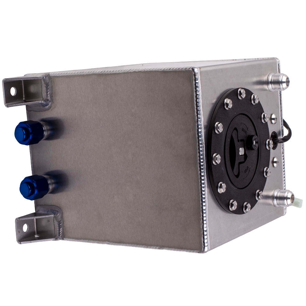 Universal 2.5 Gallon 10L Fuel Cell Tank Lightweight Aluminum with fuel sender
