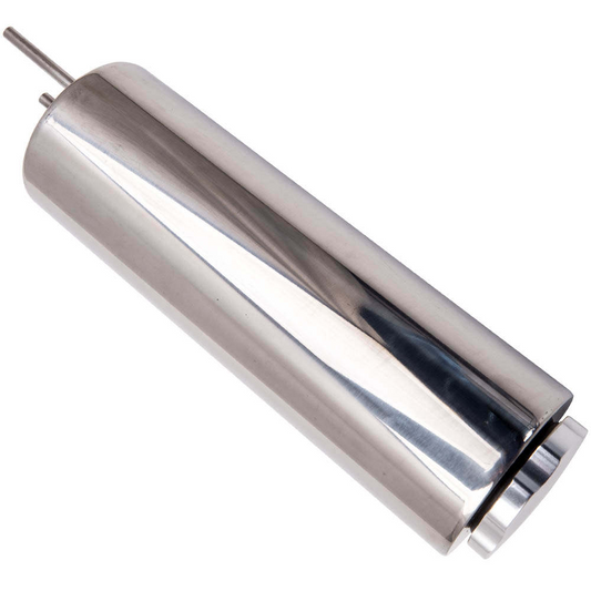 3 inch X 9 inch Polished Stainless Steel 32OZ Radiator Coolant Over Flow Puke Tank Can