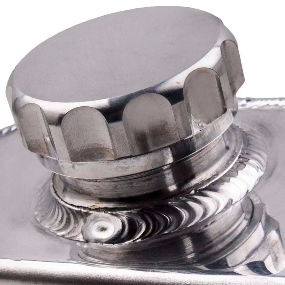 Universal Aluminum 1000ml Coolant Radiator Overflow Recovery Oil Tank Bottle