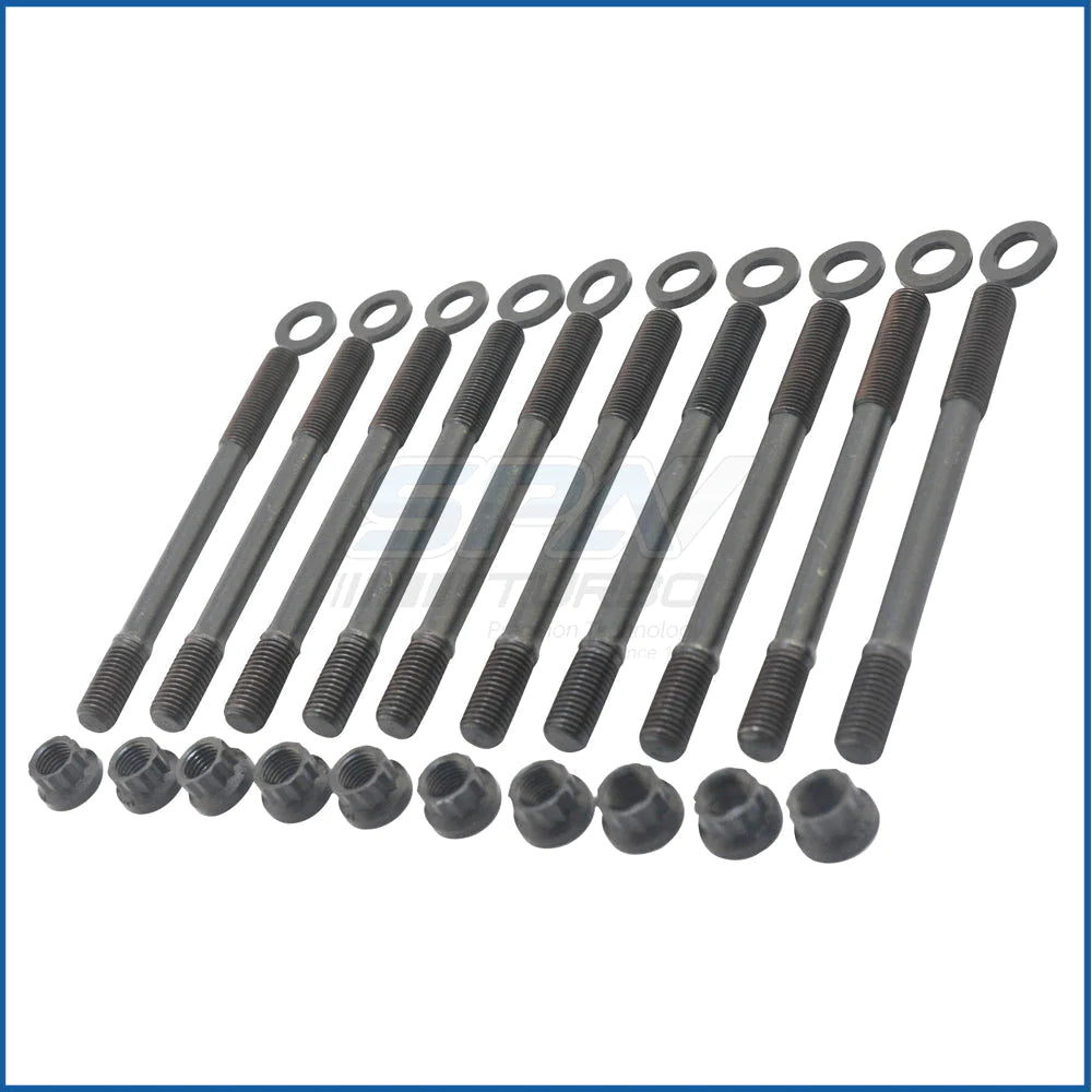FORGED PISTON AND RINGS SET 83.75MM VW ABA 2.0L 8V + VW 144MM X 20MM HIGH PERFORMANCE BASIC CONNECTING ROD SET 7/16" BOLT (1100HP) +DECOMPRESSION HEAD GASKET SPACER - 1.5MM + HEAD STUD SET