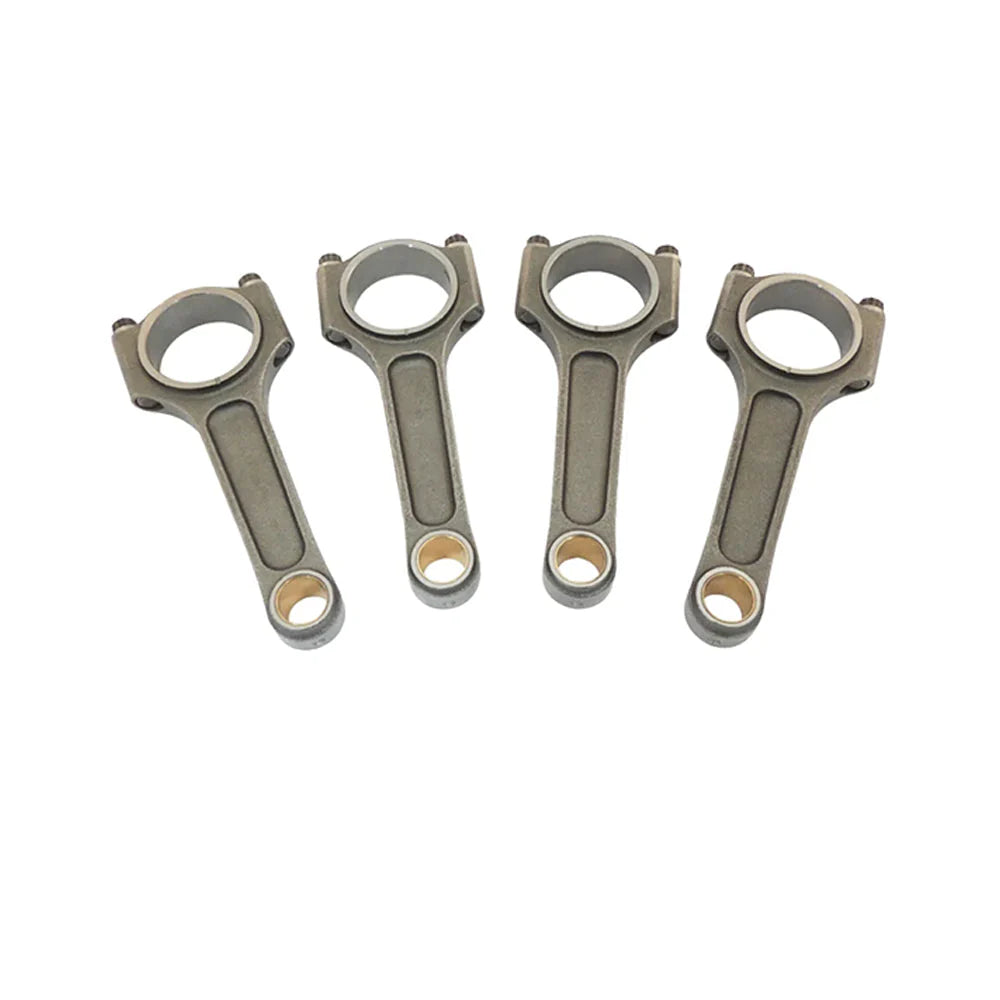 FORGED PISTON AND RINGS SET 83.75MM VW ABA 2.0L 8V + VW 144MM X 20MM HIGH PERFORMANCE BASIC CONNECTING ROD SET 7/16" BOLT (1100HP) +DECOMPRESSION HEAD GASKET SPACER - 1.5MM + HEAD STUD SET