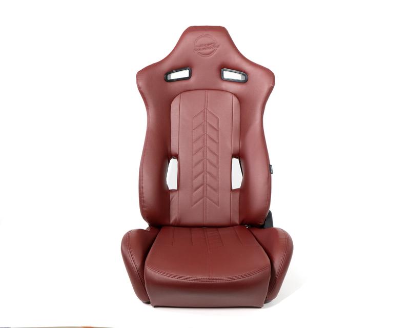 Reclindable Racing Seat Arrow in Vinyl