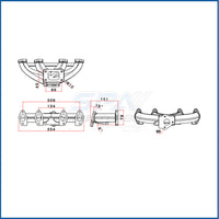 VW MKIV 2.0 T3 TURBO MANIFOLD