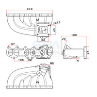 VW VR6 12V TURBO MANIFOLD - T3/T4