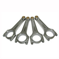 FORGED FLAT TOP PISTON AND RINGS SET 83.5MM VW ABA 2.0L 8V + VW 159MM X 20MM SUPER A CONNECTING ROD SET 3/8" BOLT (1000HP)