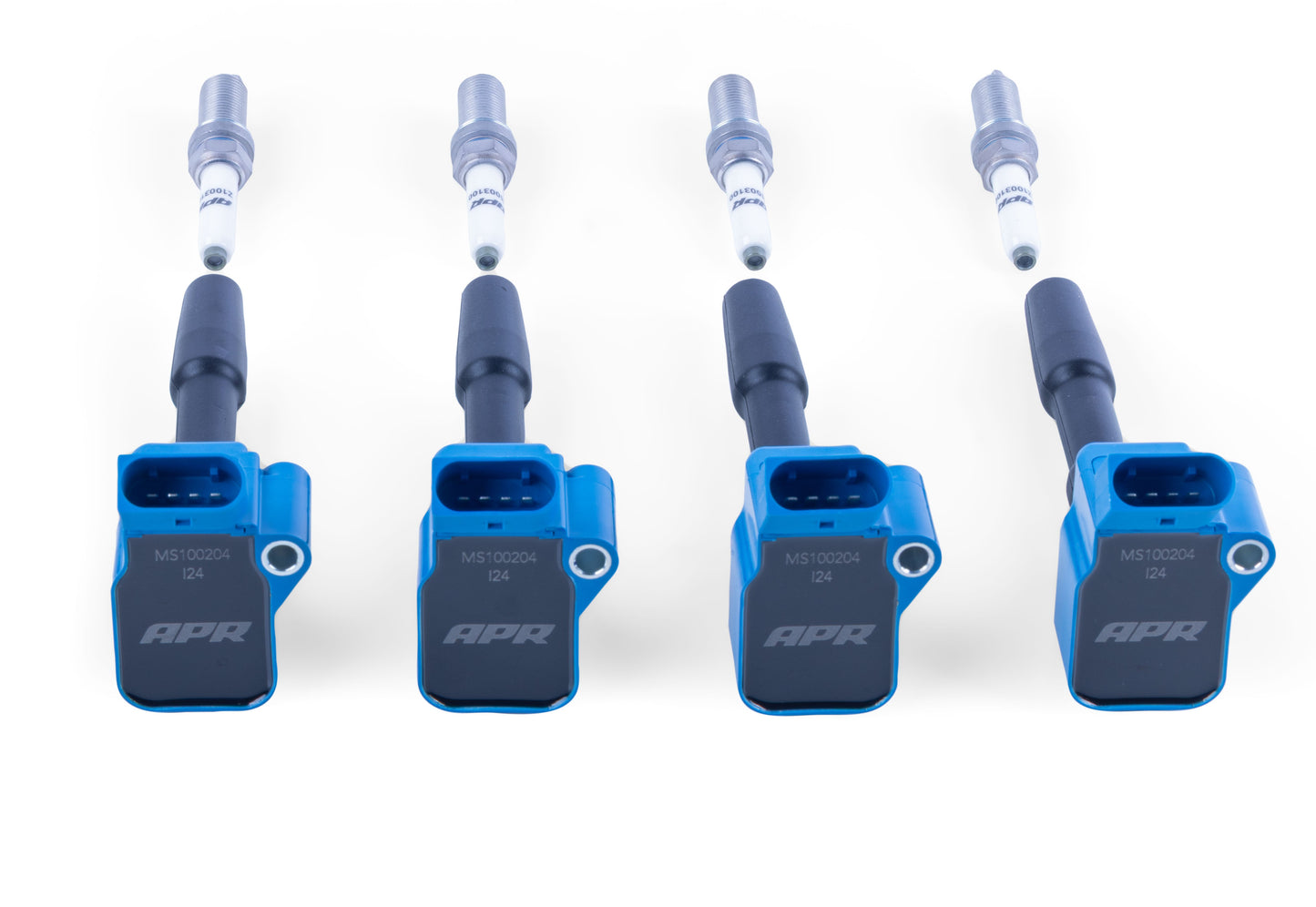 APR Ignition Coil with Spark Plug Kit Blue 2.0T EA888.3 | EA888.4 4-Cyl Audi | Seat | Skoda | Volkswagen 2013-2026