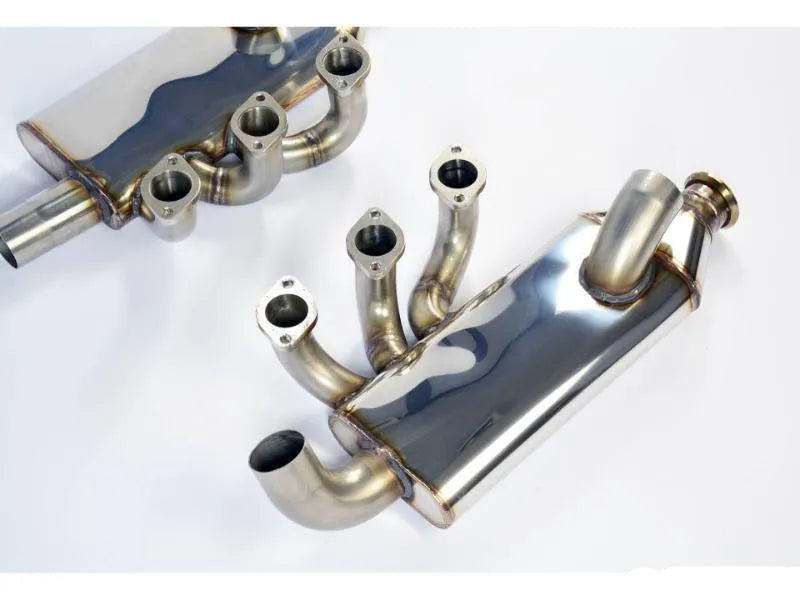 Supersprint Right & Left Manifold w/ heat exchangers Porsche 911 Cabrio 2.7|3.0|3.2 1975-1989