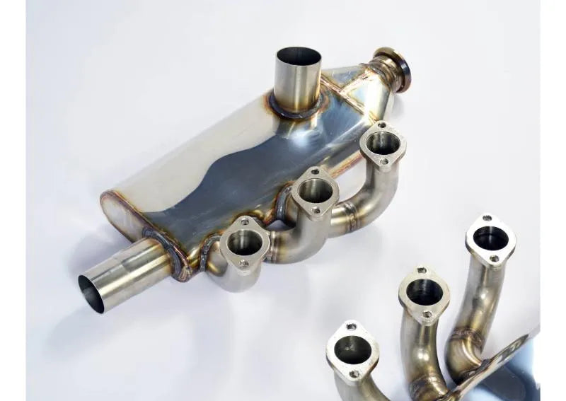 Supersprint Right & Left Manifold w/ heat exchangers Porsche 911 Cabrio 2.7|3.0|3.2 1975-1989