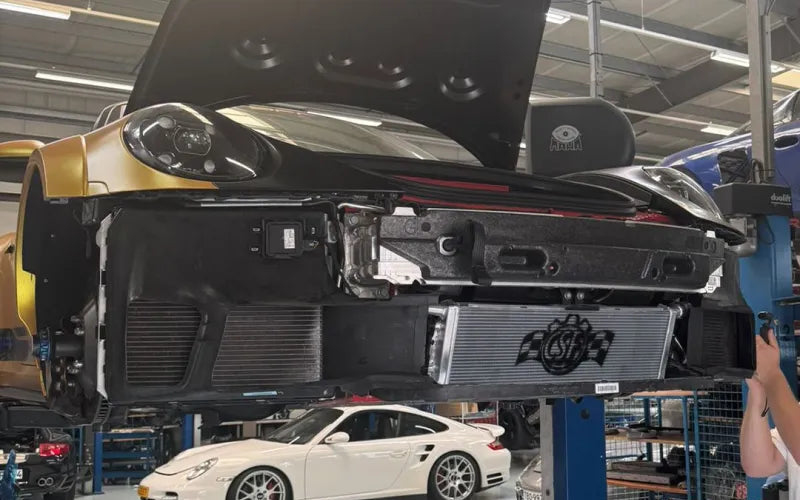 CSF Radiators Porsche 992 911 High-Performance All-Aluminum Radiator (Center)