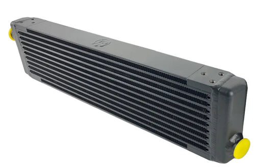 CSF Radiators Universal Single-Pass Oil Cooler / IROC Porsche / M22x1.5 / 24L x 5.75H x 2.16W