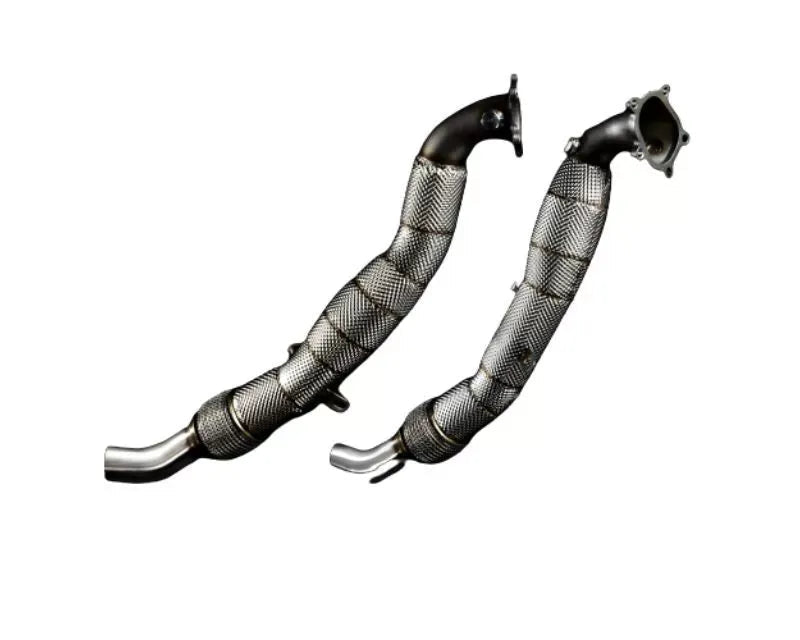 CTS Turbo Cast Downpipe Set w/ High Flow Cats Audi C7 RS7 | S6 | S7 4.0T 2013-2018