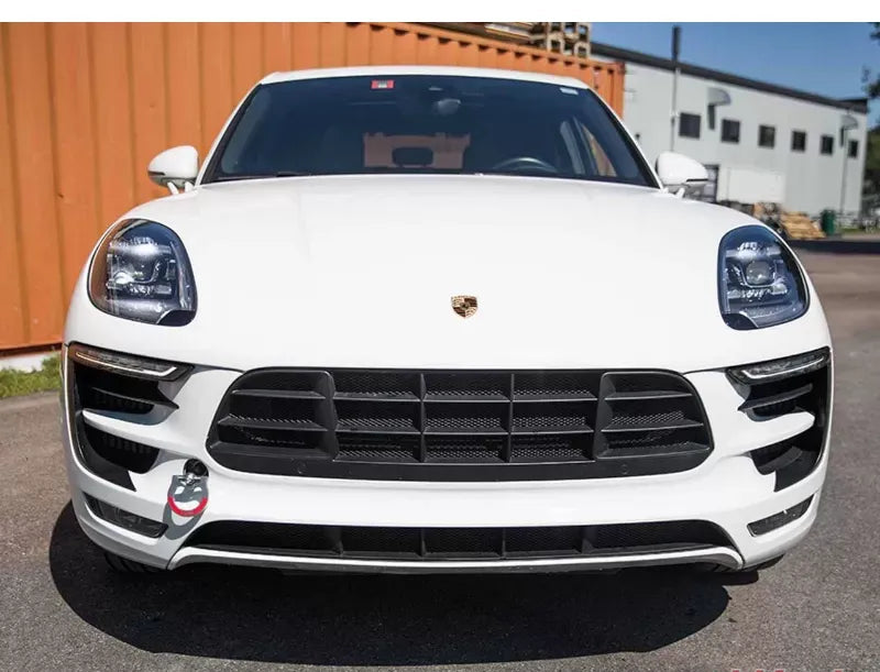 Rennline Radiator Protection Grill Screens for Porsche Macan 95B Turbo 2014-2018 - Black