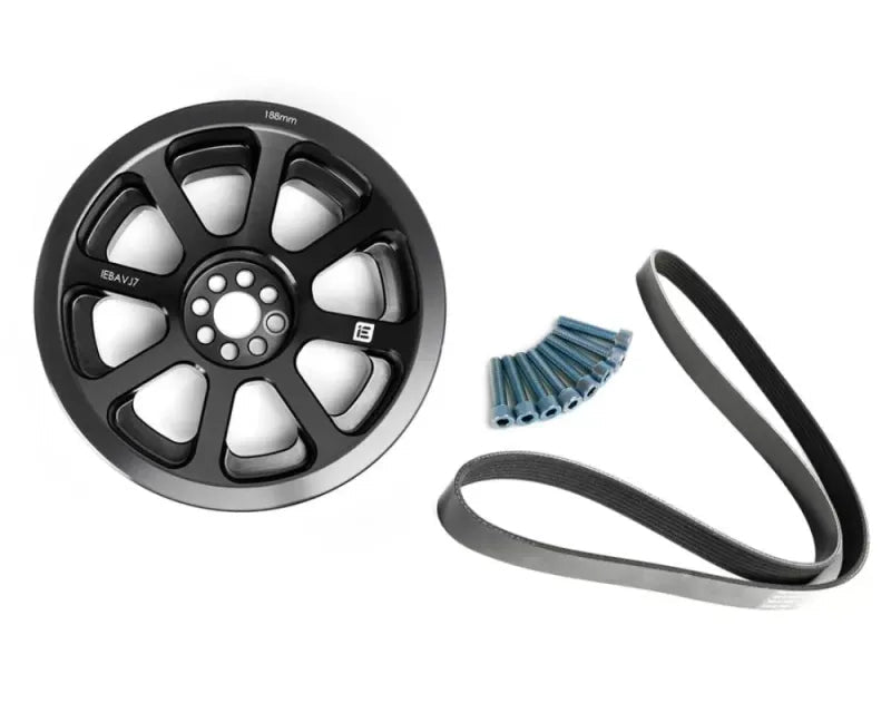 Integrated Engineering IE 188mm 3.0T TFSI Crank Pulley and Damper Upgrade Kit for Audi S4 S5 SQ5 Q5 A6 A7 2008-2017