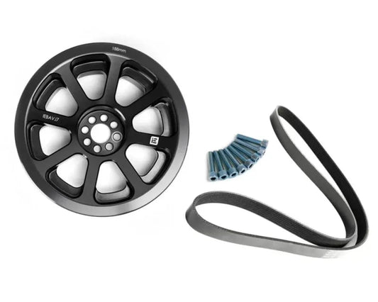 Integrated Engineering IE 188mm 3.0T TFSI Crank Pulley and Damper Upgrade Kit for Audi S4 S5 SQ5 Q5 A6 A7 2008-2017