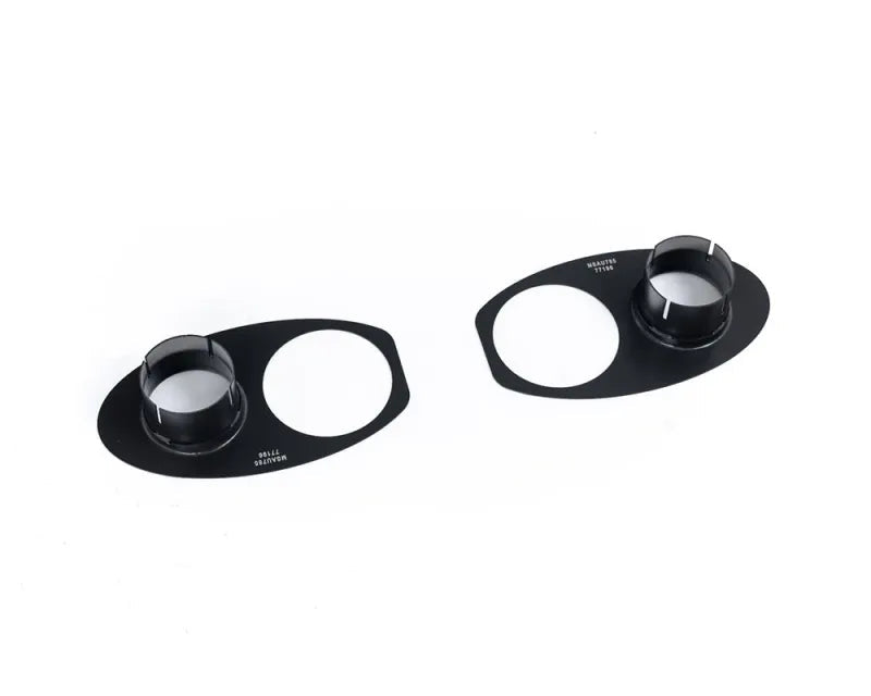 Milltek Sport Optional Ceratoke Black Rear Trim Finisher Plates for Audi RS6 RS7 C8 2019-2025