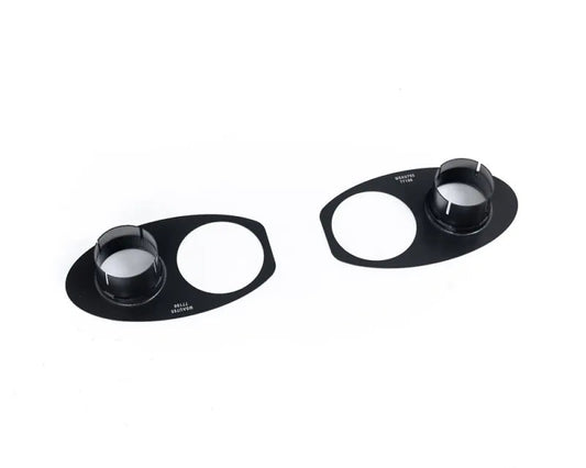 Milltek Sport Optional Ceratoke Black Rear Trim Finisher Plates for Audi RS6 RS7 C8 2019-2025