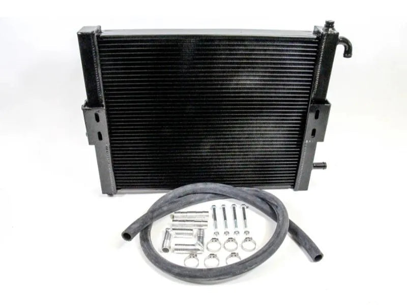 Private Label Mfg Audi Heat Exchanger V2 Black with Install Kit for A4 S4 B8 B8.5