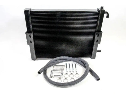 Private Label Mfg Audi Heat Exchanger V2 Black with Install Kit for A4 S4 B8 B8.5