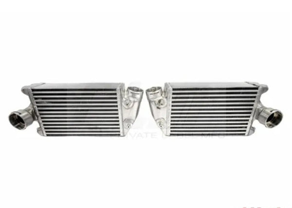 PLM Porsche 911 996 997 GT2 Twin Turbo Intercoolers 2001+ 14" x 9" x 3.5" Bar Plate
