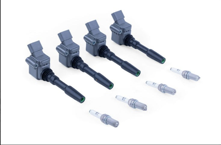 APR Ignition Coil with Spark Plug Kit Grey 2.0T EA888.3 | EA888.4 4-Cyl Audi | Seat | Skoda | Volkswagen 2013-2026
