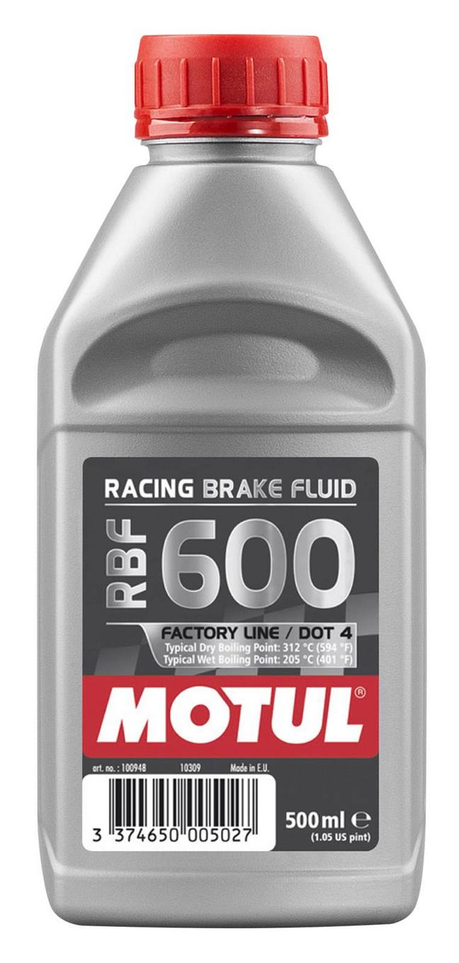 RBF 600 FACTORY LINE BRAKE FLUID100% Synthetic Brake Fluid