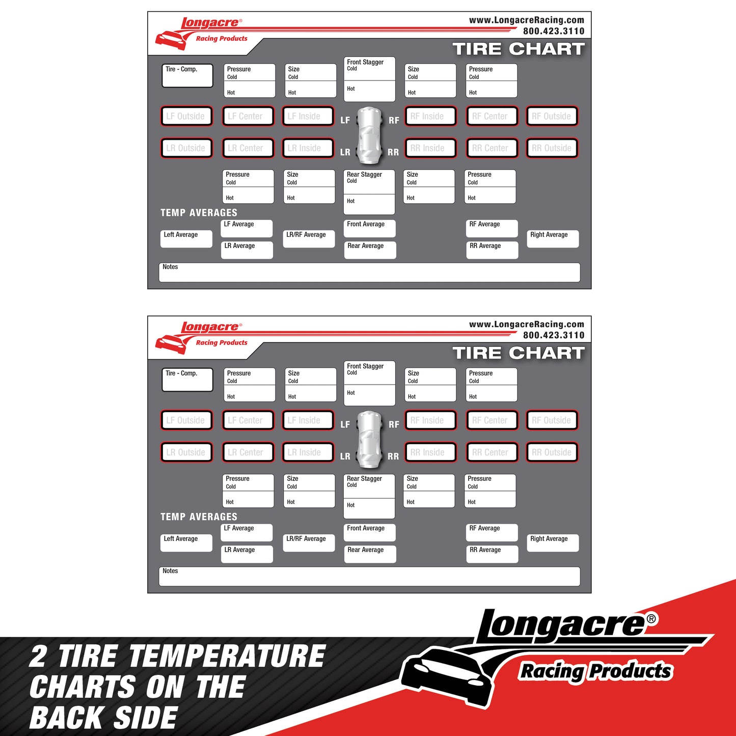 Chassis Set-Up / Tire Chart