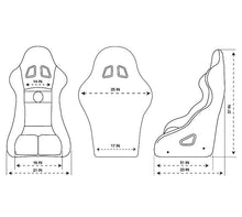 Load image into Gallery viewer, FIA Competition seat large
