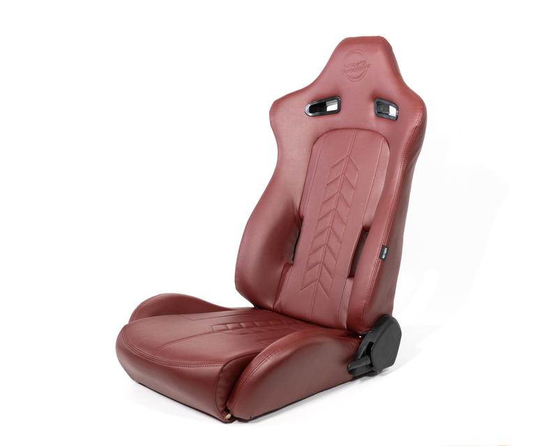 Reclindable Racing Seat Arrow in Vinyl
