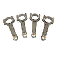 FORGED PISTON AND RINGS SET 82.5MM VW ABA 2.0L 8V + VW 144MM X 20MM HIGH PERFORMANCE BASIC CONNECTING ROD SET 7/16" BOLT (1100HP)