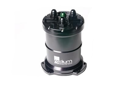RADIUM ENGINEERING UNIVERSAL PUMPLESS FUEL SURGE TANK W/ SINGLE PICKUP TUBE