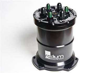 RADIUM ENGINEERING TRIPLE WALBRO F90000262 GAS MULTI-PUMP FUEL SURGE TANK (PUMPS NOT INCL)