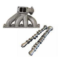 Load image into Gallery viewer, VW B5 T3 TOP MOUNT TURBO TWIN SCROLL MANIFOLD WASTEGATE &quot;I&quot; + 252 / 260 HIGH PERFORMANCE CAMSHAFT SET
